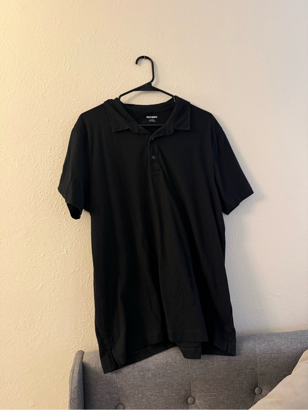 Old Navy Black Men's Polo Shirt